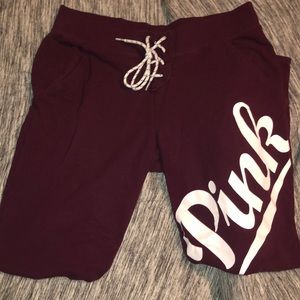 Maroon Victorias Secret PINK set